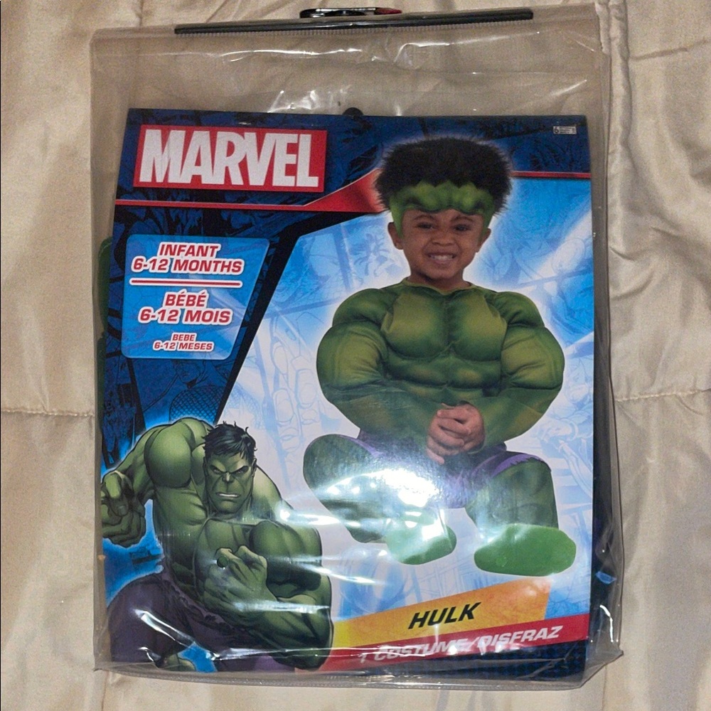 Marvel Hulk Infant Costume - Green and Purple